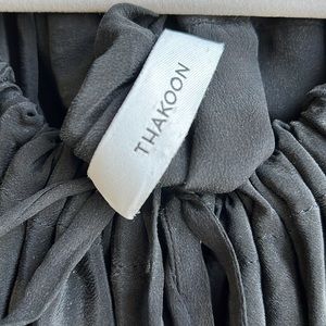 Thakoon off the shoulder Silk blouse 3/4 balloon sleeve size 6
